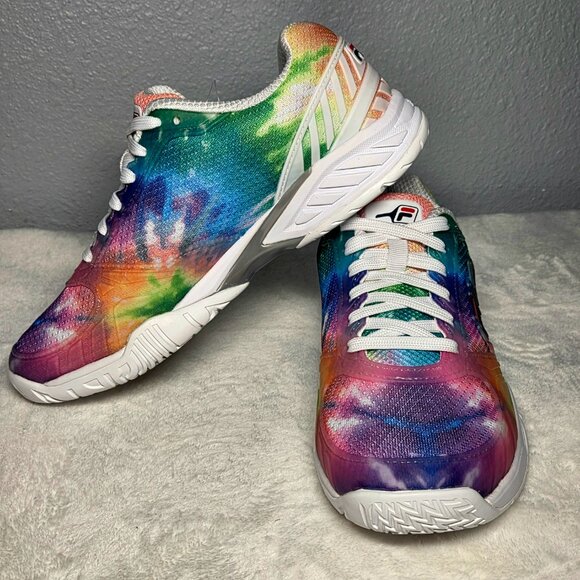NEW!!! FILA Pickleball Court Tie-Dye Sneakers – Size: 7.5 (Women’s) - Picture 2 of 9